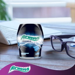 Airwaves | Guma de mestecat fara zahar cu arome de menta si eucalipt 64g