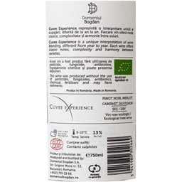 Domeniul Bogdan | Vin roze sec bio Cuvee Experience 0.75L