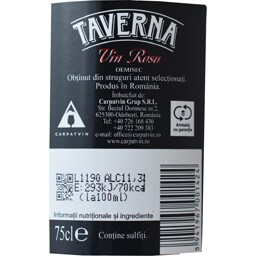 Taverna | Vin rosu  demisec  0.75L
