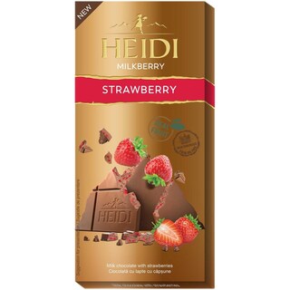 Heidi | Milkberry | Ciocolata cu lapte cu capsune 80g