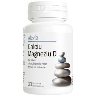 Alevia | Calciu Magneziu D 30 comprimate