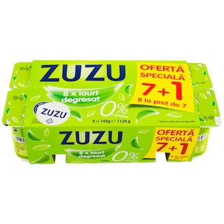 Zuzu | Pachet iaurturi 0.1% grasime 8x140g