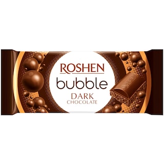 Roshen | Ciocolata neagra aerata 80g
