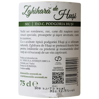 Averesti | Vin alb sec Zgihara de Husi 0.75L
