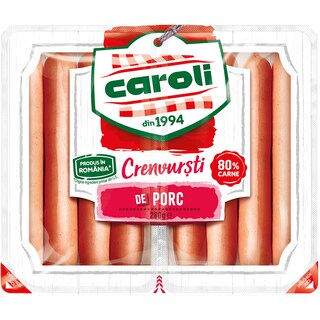 Caroli | Crenvursti de porc extra 280g