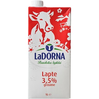 LaDORNA | Lapte ultrapasteurizat 3.5% grasime 1L