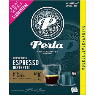 Perla | Cafea Espreso Ristretto, 20 capsule