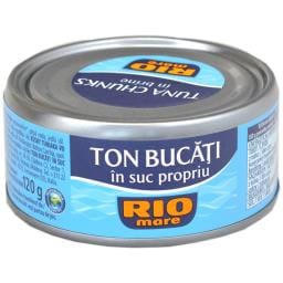 Ton bucati in suc propriu 160g