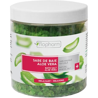 Flopharm | Sare minerala naturala de baie cu aloe vera 900g