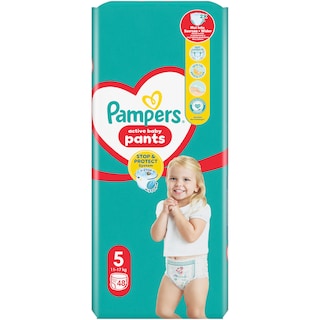 Pampers | Pants | Scutece chilotel bebelusi Marimea 5, 12-17 kg, 48 buc
