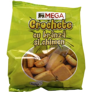 MEGA | Crochete cu branza si chimen 100g