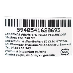 Vigne Vecchie | Vin rosu sec Leggenda 0.75L