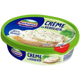 Hochland | Creme | Crema de branza proaspata cu verdeata 200g