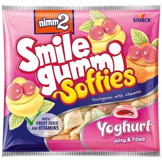 Nimm2 | Bomboane gumate Softies cu crema de iaurt 90g