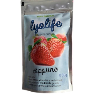 Lyolife | Capsune liofilizate 30g