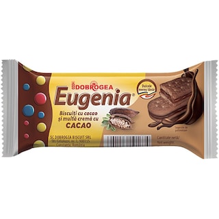 Eugenia | Biscuiti cu cacao si crema cu cacao 36g