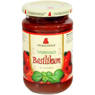 Zwergenwiese | Sos de rosii cu busuioc bio Basilikum 350g