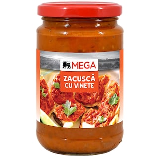 MEGA | Zacusca cu vinete 300g