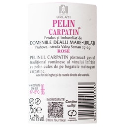Pelin Carpatin | Pelin rose de Urlati 0.75L