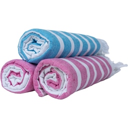 French Bull | Prosop hammam albastru pentru plaja