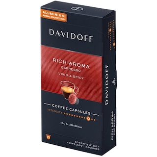 Davidoff | Cafea Rich Aroma Espresso, 10 capsule