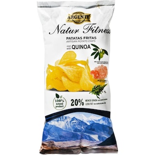 Argente | Chips din cartofi cu ulei de masline, sare de Himalaya si quinoa 150g