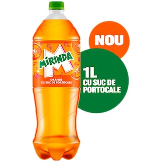 Mirinda | Bautura racoritoare carbogazoasa cu suc de portocale 1L