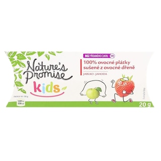 Nature's Promise | Felii uscate din mere si capsuni 20g
