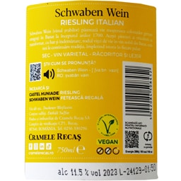 Schwaben Wein | Vin alb sec Riesling Italian 0.75L