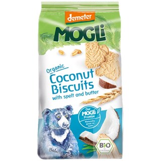 Mogli | Biscuiti eco ursuleti cu cocos 125g