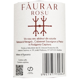 Faurar | Vin rosu sec 0.75L
