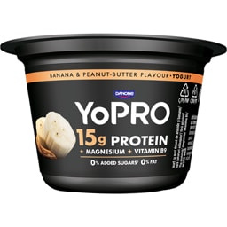 YoPRO | Iaurt cu unt de arahide si banane 160g