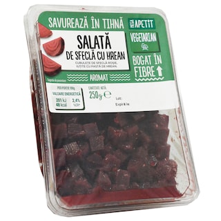 Mega Apetit | Salata de sfecla rosie cu hrean 250g