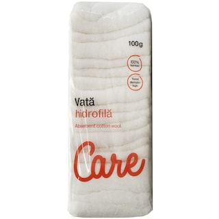 Care | Vata hidrofila 100g