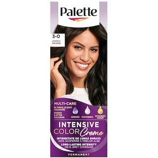 Palette | Intensive Color Creme | Vopsea pentru par N2 saten inchis