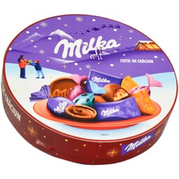 Milka | Cutie cu dulciuri de Craciun 195g