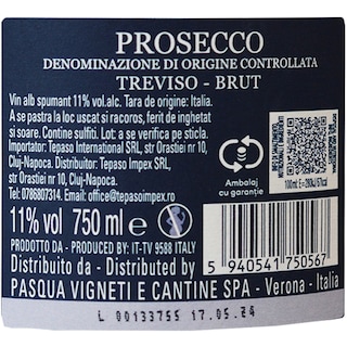 Famiglia Pasqua | Prosecco  0.75L
