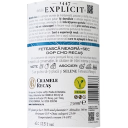 Recas | Explicit | Vin rosu 0.75L