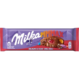 Milka | Choco Jelly | Ciocolata cu lapte si bomboane gumate Choco Jelly 250g