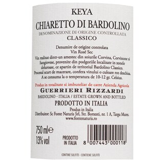 Keya | Vin roze Chiaretto di Bardolino 0.75L
