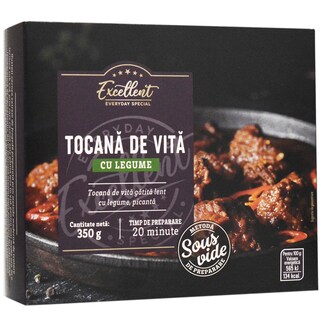 Excellent | Tocana de vita cu legume 350g