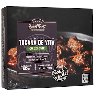 Excellent | Tocana de vita cu legume 350g