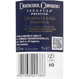 Prestige | Tamaioasa roza demidulce 750ml