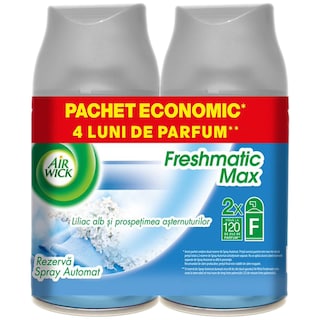 Air Wick | Freshmatic | Odorizant pentru camera, rezerva Cool linen 250ml