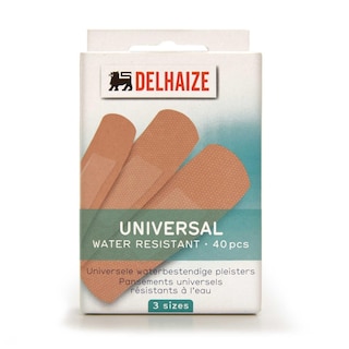 Delhaize | Plasturi universali, 3 marimi, 40 buc.