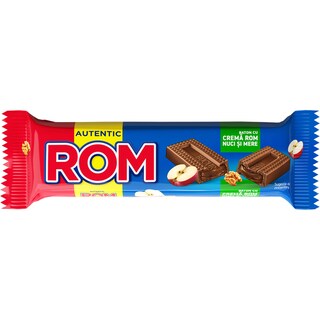 Rom | Baton cu crema rom, nuci si mere 43g