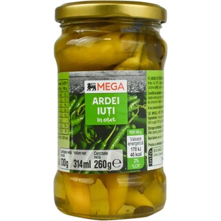 MEGA | Ardei iuti in otet 260g