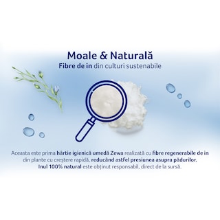 Zewa | Hartie igienica umeda pentru copii, 42 bucati