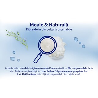 Zewa | Hartie igienica umeda pentru copii, 42 bucati