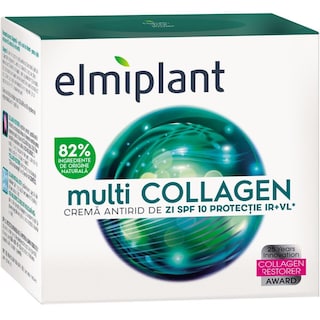 Elmiplant | Crema antirid de zi multi Collagen SPF10 50ml